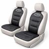 Auto Accessori Lupex - Set 2 Coprisedili Anteriori Universali, Nero, Protezione Salva Sedile Auto per Lato Guida e Passeggero, Anti Macchia e Anti Graffio