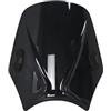 DWTNMEX Parabrezza Moto Per Keeway Per Superlight 125 150 200 Parabrezza Universale Per Moto Protezione Deflettore Moto Schermo Parabrezza(Black)