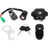 HILLAR Interruttore Accensione Per SUZUKI Per DRZ Per DR-Z 400 Per DRZ400SM Moto Interruttore Di Accensione Tappo Serbatoio Carburante Lucchetto Casco Set Di Chiavi Accensioni moto