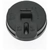 JOVERI Tappo del serbatoio del carburante, for Hitachi, Zaxis, for VOLVO, for John Deere, 43843622, AT323462, parti dell'escavatore - acciaio inossidabile nero ABS Tappo serbatoio gasolio per escavato