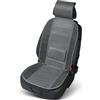 Bottari Italy Bottari 12301 Schienale Estivo per Auto Carrera in Fibra Naturale di bambù con Supporto Lombare, Colore Grigio