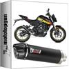 MOTOTOPGUN mivv scarico completo omologato nocat gp carbonio compatibile con voge brivido 125r 2023 2024 mototopgun
