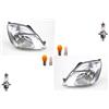 Johns Faro alogeno anteriore per Ford Fiesta 02 02-05 Set di lampadine L R
