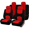 AVFORA Coprisedili Auto Coprisedili Per Auto Coprisedili Per Auto Accessori Per Toyota Per RAV4 Per Rav 4 2004 2005 2006 2007 2008-2013 Coprisedile Auto (Colore : Rosso)
