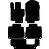 Kovvar Tappetini Auto adatti per Mercedes GLE V167/C167 2019-2026 - Versione: Allrounder | 7 posti - Serie: Basic