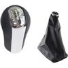ZDJKI Pomello Del Cambio Manuale Cuffia Leva Per Toyota Per Corolla Per Station Wagon E12 2001 2002 2003 2004 2005 2006 2007