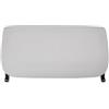 Pfdwmdoi Finiture Interne per Auto per BMW Serie 5 F07 F10 F11 520 523 525 528 530 535GT Pannello Posteriore del Sedile Auto in Pelle Tasca Portaoggetti Copertura(Gray)