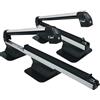 GEV Portasci Magnetico Antifurto Scorrevole in Alluminio - 4 Paia di Sci (Max 28 kg) o 2 Snowboard e 1 Paio di Sci (Max 21 kg), Lunghezza Interna 63 cm, Omologato TÜV