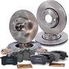 ATEC Germany Set freni incl. dischi anteriori Ø 260 mm ventilati + posteriori Ø 240 mm pieni + pastiglie freno Compatibile con RENAULT CLIO III, MODUS/GRAND MODUS (F/JP0_)