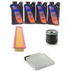 AOQ ORIGINAL QUALITY AOQ - Kit tagliando 3 FILTRI +4 LITRI OLIO 5W40 COMPATIBILE.CON REN CLIO III -MODUS 1.2 / LOGAN I, SANDERO I