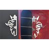 24/7 AUTO 2 x Grifoni in acciaio inox decorazioni per camion SCANIA R P G L 2004-2015 cromo lucido