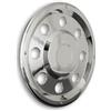 Hansen Styling Parts Copricerchio universale da 19,5 pollici - dritto - con anello di fissaggio per asse posteriore di camion con cerchi in acciaio. Copricerchio, rivestimento, copertura decorativa.