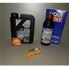 Motor Fun Sports Set di manutenzione compatibile per Lambretta V125 olio candela di accensione