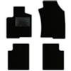 QUEMAR Tappetini Auto compatibili con Lancia Ypsilon 5 porte dal 2011 anche Hybrid/Kit Tappeti Moquette e Gomma su Misura (Set 2 Ant +2 Post)/Ricami e Colori Personalizzati (Bordo Perla, 0 Ricami)