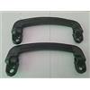 GENERICO Maniglia Coppia SX+DX Tira Porta in Plastica Colore Nero Compatibile con Fiat 500 F, 500 L, 500 R, 126 e Fiat 600 E