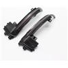 KUVIEZ Luci Laterali Frecce Laterali 2 Pezzi Specchietto Retrovisore Indicatore Lampeggiante Per A4 A5 S5 B8.5 RS5 RS4 Scorrimento Dinamico LED Indicatore Direzione Sequenziale(Left and Right)