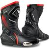 Shima RSX-6 Men, Scarpe Moto Uomo | Rinforzate Stivali Moto Uomo in Pelle, Supporto alla Caviglia, Suola Antiscivolo, Impugnatura del Cambio (Rosso Fluo, 42)