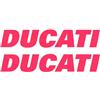 Generico 2 Adesivi Serbatoio compatibile con Ducati Monster 400 600 620 750 900 1000 S4 S4R S2R S4RS (Rosa Fluo)