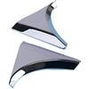Pizgear Auto ABS Cromato 2 Pezzi Lunotto posteriore Portellone Spoiler Trim Copertura, for NISSAN, for Qashqai, J11 2014 2015 2016 2017 2018 Labbro del paraurti anteriore