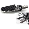 KSDRFT Moto pedali poggiapiedi Moto Anteriore Sinistra Destra Poggiapiedi Pedane Pedali Staffa Per BJ150S BJ150-31 Per Keeway RKF125 RKF 125