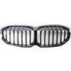 WIJHJET Griglia Anteriore Maschera Calandra Per BMW F40 Serie 1 2019-2023 Paraurti Anteriore Nero Lucido Racing A Doppio Rene Griglia Sportiva A Stecca Singola