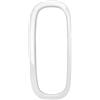 SHIFENG Compatibile con Smart 453 Fortwo Forfour 2015-2020 ABS Bianco Guarnizione Interna per Auto Decorazione Copertura Finitura Accessori (1pc cornice decorativa pulsante AC)