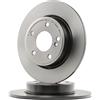 Brembo 2x BREMBO Disco freno Posteriore Ø276mm Altezza: 44mm Spessore: 9mm pieno 08.B347.41 Compatibilità con MERCEDES-BENZ Classe A W176 Classe B W246, W242 CLA Coupé C117