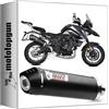 MOTOTOPGUN mivv scarico omologato cat-oem oval carbonio compatibile con benelli trk 702 / x 2023 2024 mototopgun