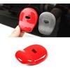 SHIFENG Copertura decorativa per interni auto in ABS per Smart 453 Fortwo Forfour 2015-2020, accessori rossi (1 copertura per maniglia del lunotto posteriore)