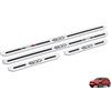 autoCOVR Sottoporta In Acciaio per per Fiat.600 600e | 4 Pezzi Battitacco Protezione Soglia Inox Elettrica Hybrid RED (RED) LA PRIMA 600 Accessori Tuning Kit Ricambi