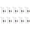 Segrehy Molle del carburatore, 10 set Molla di ritorno 'acceleratore per generatore EY20 Installazione semplice e applicazione flessibile