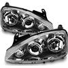 ATEC Germany 2x proiettori principali anteriori sinistro + destro H7 senza servomotore per tipo Zizala, compatibili con OPEL COMBO, CORSA C (X01)
