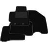 Generico Tappetini compatibili con Suzuki Swift 2017-2024 no decoro, kit tappetini auto personalizzati, set tappeti in moquette, tappeto auto