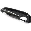 VNABIA Compatibile con BMW Serie 3 F30 F31 2011-2017 51117300737 51117300738 Sinistra Destra Paraurti Anteriore Fendinebbia Coperchio della Lampada Lunetta Griglia Trim Fendinebbia Cornice(Left)