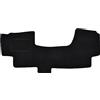J&J AUTOMOTIVE Tappetini in Tessuto per Mercedes Sprinter 1995-2006, 1 Pezzo Anteriori, di Velluto su Misura, Antiscivolo, Colore Nero