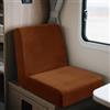 UNBBRRL Elasticizzati Copridivano Camper Velluto, Copri Dinette Camper Set (2pcs), RV Panca/auto/caravan/cuscino Divano Copertura Con 4 Cinghie (sunset café,Piazza-M)