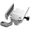XZLDSD Moto CNC Accessori Manubrio Supporto Del Telefono Mobile GPS Staffa Del Basamento Per HONDA Shadow VT 400 600 750 1100 VT400 VT600 1300 (Colore : Mirror type Silver)