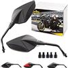 Area1 Set di specchietti retrovisori compatibile con CB 500X, CB 500, S, CB 500F, CB500 F/X (V40)