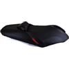 Moto Discovery Coprisella compatibile con Yamaha T-Max 500 2001-2007 nero con cuciture rosse (D)
