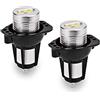 GBZIJIE Angel Eyes,LED Angel Eye Standlicht 2 pezzi 6w LED Angel Eyes luci di posizione lampadine senza errori super bianco faro Uso adatto per BMW E90 E91 serie 3 325i 328i 335i 2006-2008