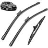 TOLUXY Tergicristallo Compatibile con Chevrolet Trax Holden Barina Opel Mokka 2014-2019 26+14+10 spazzole tergicristallo anteriori posteriori, Spazzola tergicristallo per tutte le stagioni