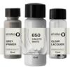 SD COLORS CALCITE WHITE 650 - Vernice per ritocchi da 15 ML, colore bianco calcite (vernice+lacca+PRIMER)