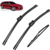 TOLUXY Tergicristallo automatico Parabrezza Parabrezza Finestrino 22+18+13 Tergicristallo LHD Set spazzole tergicristallo anteriore e posteriore compatibile con Alfa Romeo 159 2004-2011 - Sostituzione t