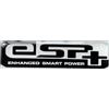 Generico 1x Adesivo ESP+ Nero per Honda SH 125/150/350 (2020-2025) Simile Originale