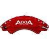 AOOA Coperchio pinza freno Coperchio pinza freno in alluminio, 4 pcs 12 colori disponibili, protezione pinza freno Adatto per la maggior parte delle auto Coperture pinze personalizzate (rosso)