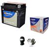 MOTO SPORT MONDO COMPATIBILE CON SUZUKI 650 AN Burgman 2004 BATTERIA TECNIUM YTX14-BS 12V 12AH BATTERIE 12 AMPERE PRONTA PER L'UTILIZZO SPECIFICA MOTO SCOOTER 150X87X145MM