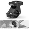 NICECNC Morsetto per manubrio da 32 mm, staffa di montaggio GPS compatibile con R1200GS/Adventure, R1250GS/Adventure, R1300GS/Adventure, alluminio, nero