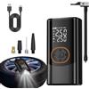 Generico Electric Air Pump, Cordless Smart Inflator, 3.07x1.93x5.94 Inches Wireless Portable Device, Four Modes, Three LED Lightings, Compact Design, Ideal for Balls, Motorcycle, Car, and Bike Inflation