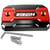 HHTFAO Adatto for DUCATI Monster821 2014-2019 Monster797 2017-2019 MONSTER 797 821 Coperchio serbatoio liquido freni anteriore moto Tappo olio motore(Red 821)