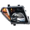Lhdktee Faro Auto Per Nissan Per Navara D40 2005 2006 2007 2008 2009 Paraurti Anteriore Auto Fari Luci Diurne Fari Accessori Auto Faro Principale Fari(Black Only 1 Right)